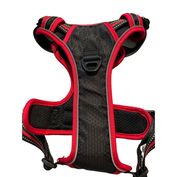 TobeDri Adjustable Red and Black No-Pull Harness Dogs, Safety and Control SZ M - Picture 3 of 4